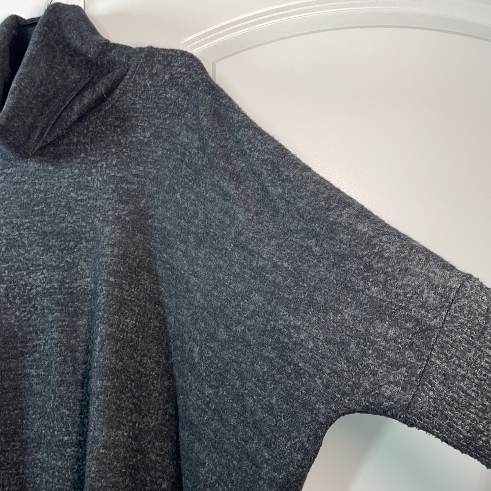 Akira Dark Gray Poncho Style High Low Sweater size M/L - Picture 11 of 14